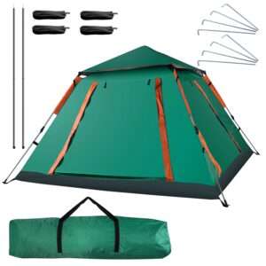 Durable Waterproof Camping Tent for 4-5 People with Mosquito Net & Carry Bag