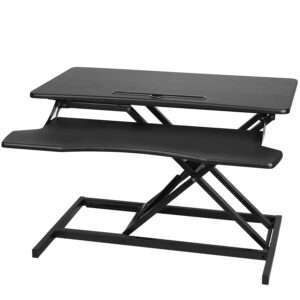 Dual Monitor Ergonomic Standing Desk Converter – Height Adjustable Workstation